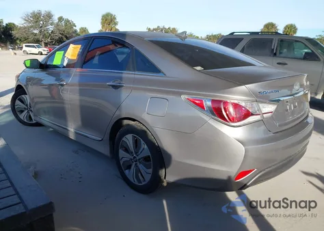 2013 Hyundai Sonata Hybrid Limited z USA, uszkodzony, nr VIN KMHEC4A43DA074241